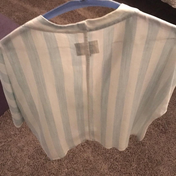 Rails tie front top. Chambray and white stripe - Picture 4 of 4